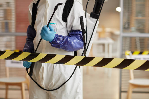 Professional Blood Cleanup technician working in Portland, MI